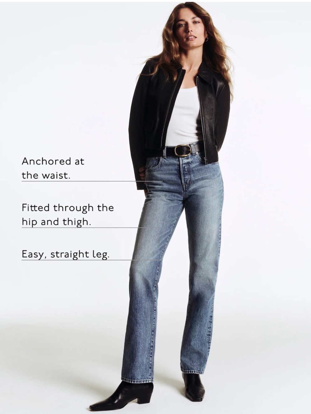 Madewell Longline Straight Jean